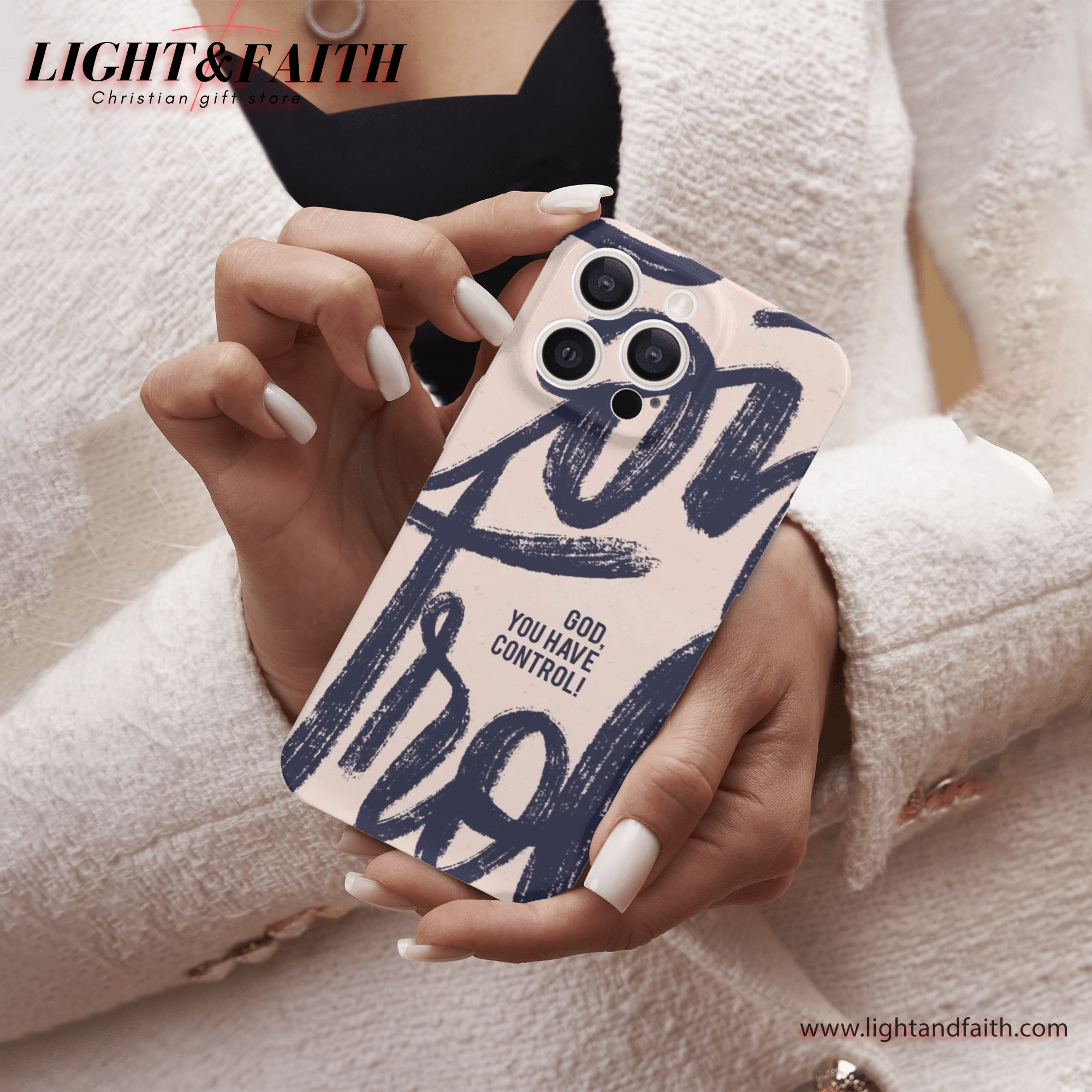 God, You Have Control Phone Case, Christian Phone Case, Bible Verse Phone Case, Religious Gift, PCLAF55